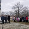 МИТИНГ, ПОСВЯЩЕННЫЙ ОСВОБОЖДЕНИЮ ПОСЕЛКА ВОЙКОВО ОТ НЕМЕЦКО-ФАШИСТСКИХ ЗАХВАТЧИКОВ